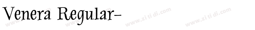 Venera Regular字体转换
